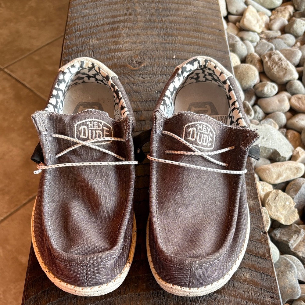 Hey Dude Charcoal Slip-On Shoes